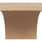 Ekena Millwork 6in. W x 6in. H x 32in. L Huntington Woodgrain TimberThane Rafter Tail, Primed Tan RFTUR06X06X32HUNRCPR - alternate 5